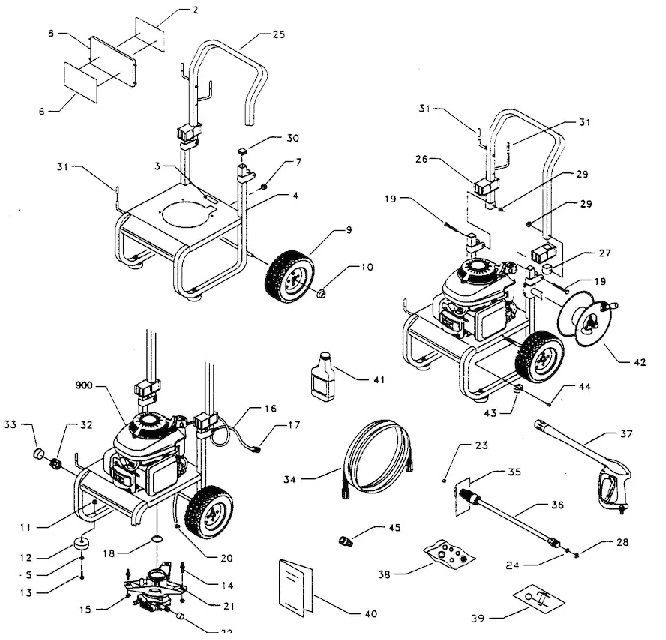 Craftsman Pressure Washer 580768341 parts